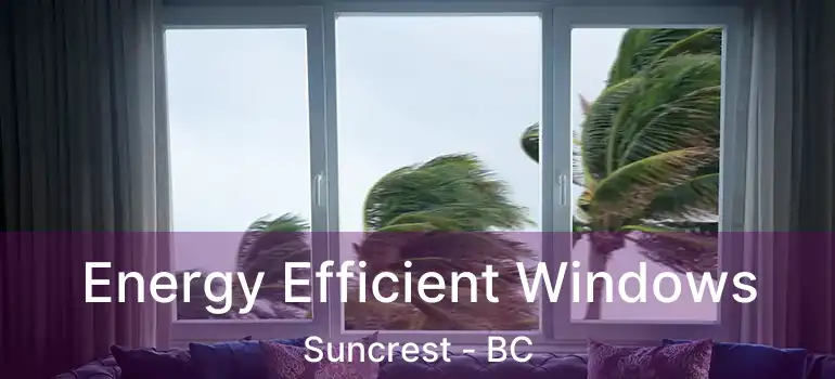  Energy Efficient Windows Suncrest - BC