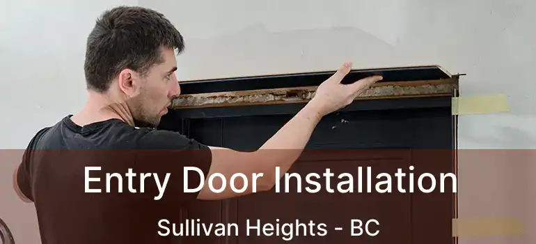  Entry Door Installation Sullivan Heights - BC