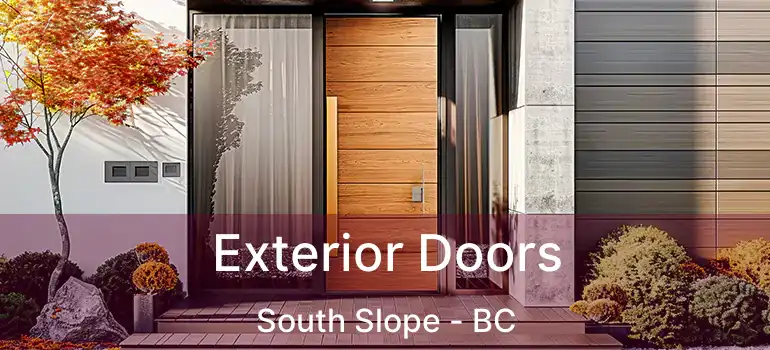  Exterior Doors South Slope - BC