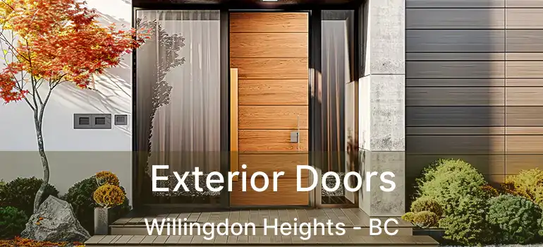  Exterior Doors Willingdon Heights - BC