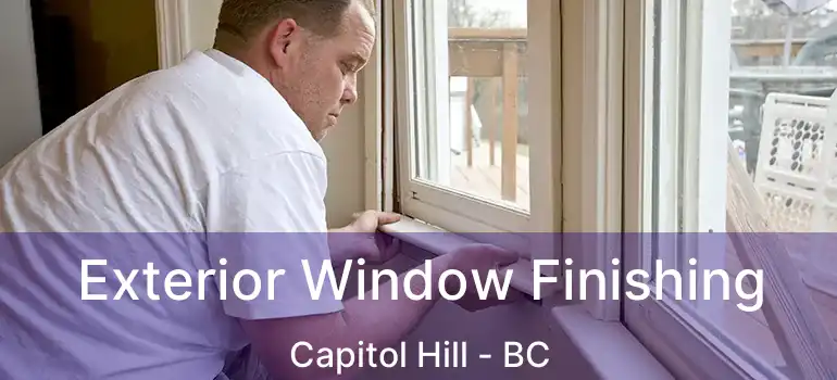  Exterior Window Finishing Capitol Hill - BC