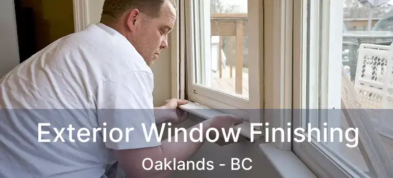  Exterior Window Finishing Oaklands - BC
