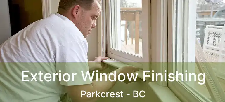  Exterior Window Finishing Parkcrest - BC
