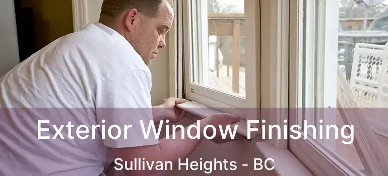  Exterior Window Finishing Sullivan Heights - BC