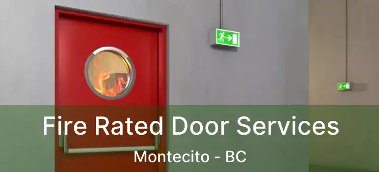  Fire Rated Door Services Montecito - BC