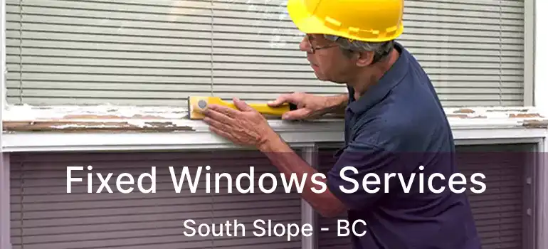  Fixed Windows Services South Slope - BC