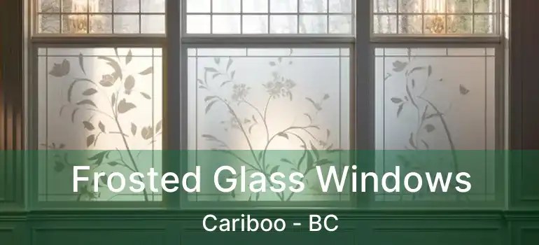  Frosted Glass Windows Cariboo - BC