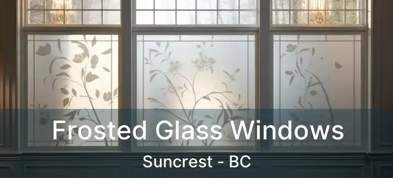  Frosted Glass Windows Suncrest - BC