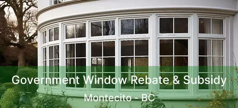  Government Window Rebate & Subsidy Montecito - BC