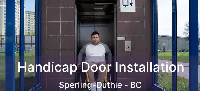  Handicap Door Installation Sperling-Duthie - BC