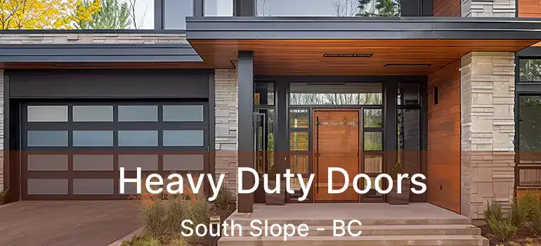  Heavy Duty Doors South Slope - BC