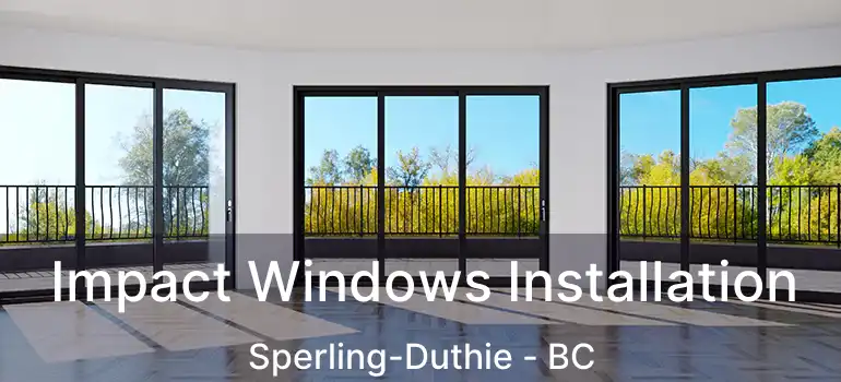  Impact Windows Installation Sperling-Duthie - BC