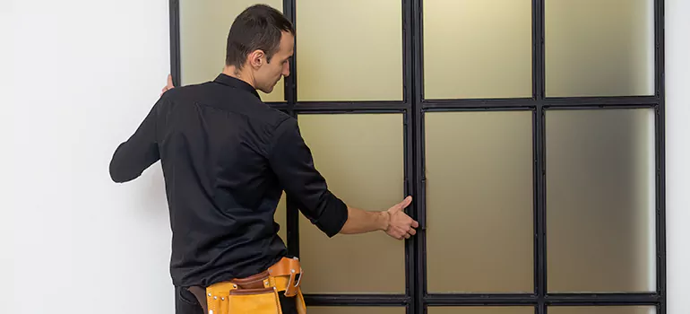 Patio French door installation in Burnaby, BC