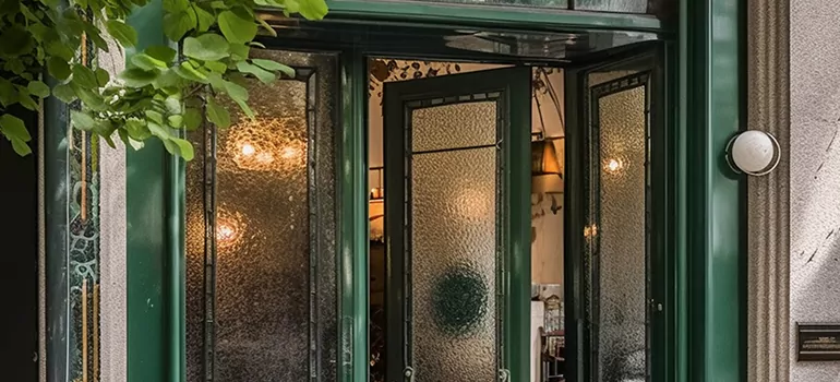 Frosted Pantry Door in Burnaby, British Columbia
