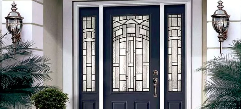 Stained Glass Door Panels in Burnaby, British Columbia