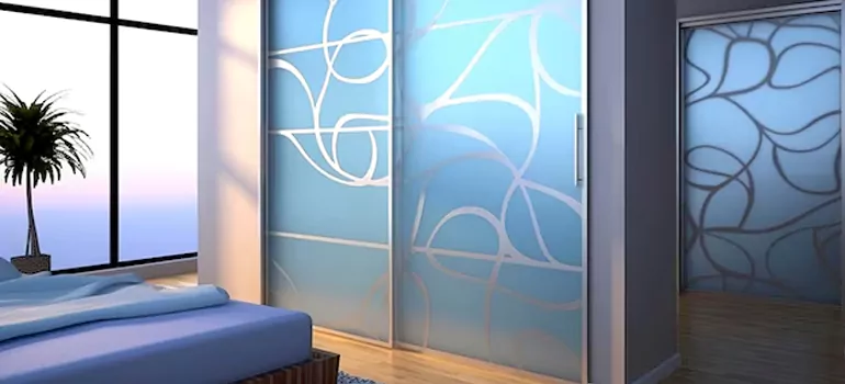 Frosting Glass Cabinet Doors in Burnaby, BC