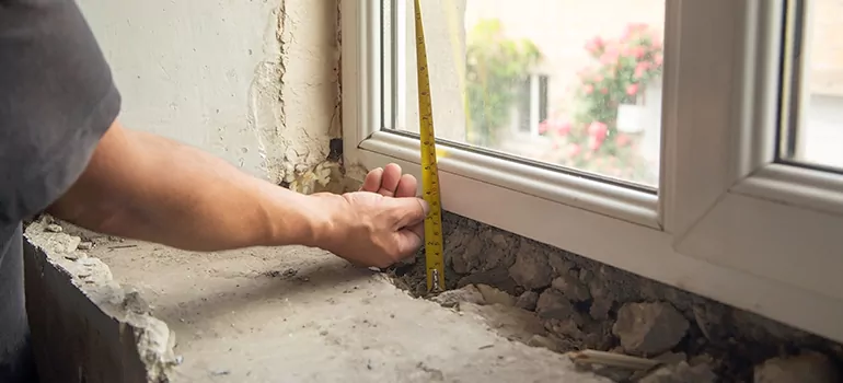Window Sill Without Apron in Burnaby, BC