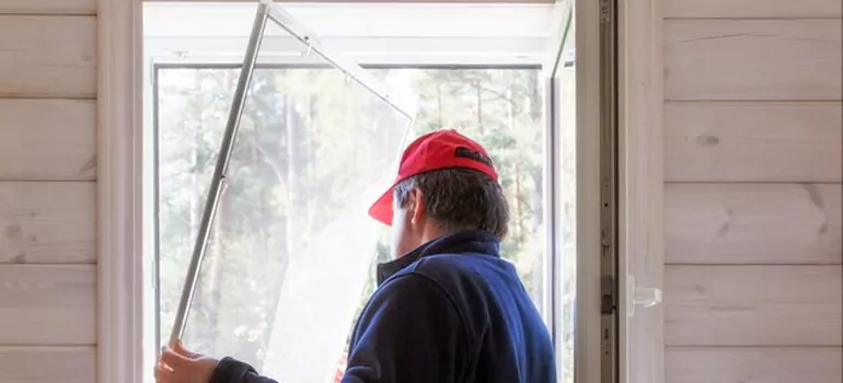 Expandable Window Screen Installation in Burnaby, British Columbia