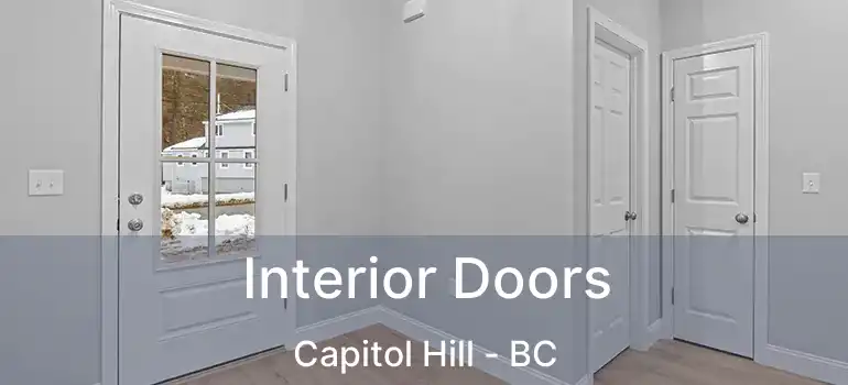  Interior Doors Capitol Hill - BC