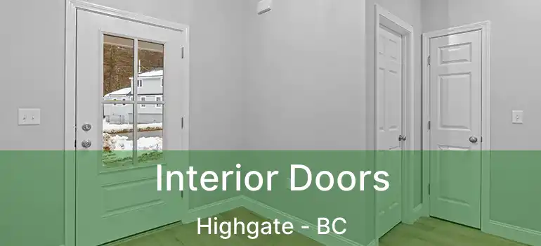  Interior Doors Highgate - BC
