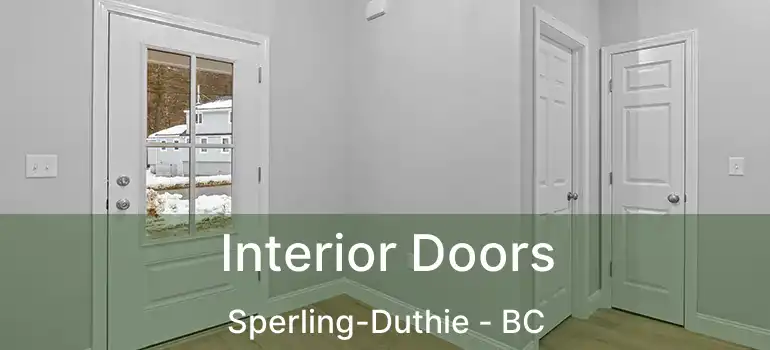  Interior Doors Sperling-Duthie - BC