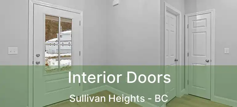  Interior Doors Sullivan Heights - BC