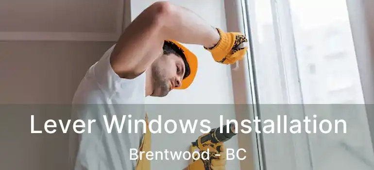  Lever Windows Installation Brentwood - BC