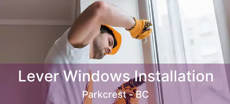  Lever Windows Installation Parkcrest - BC