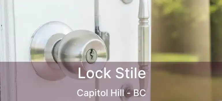  Lock Stile Capitol Hill - BC