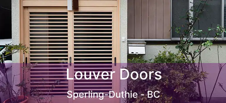  Louver Doors Sperling-Duthie - BC