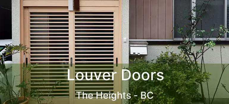  Louver Doors The Heights - BC