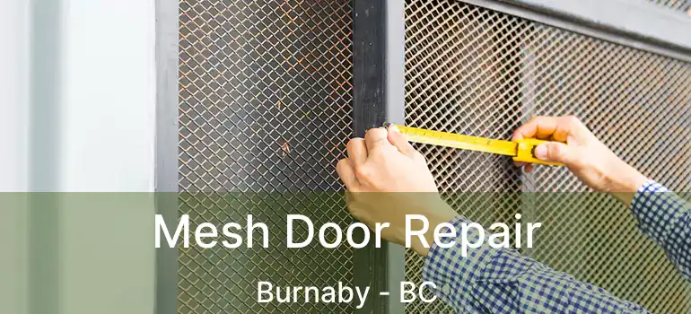  Mesh Door Repair Burnaby - BC