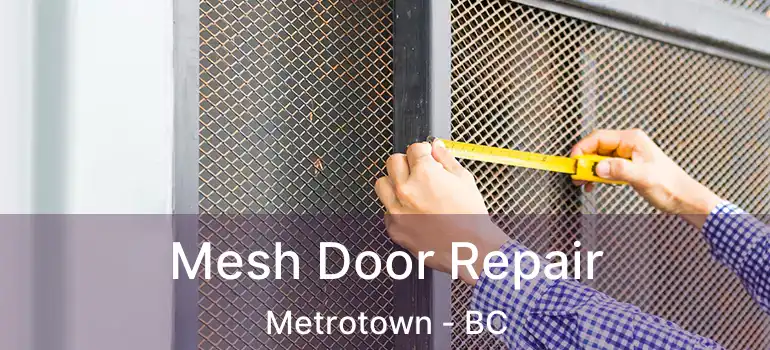  Mesh Door Repair Metrotown - BC