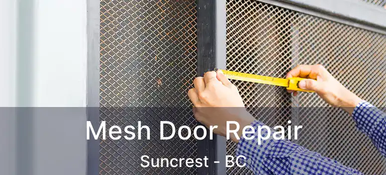  Mesh Door Repair Suncrest - BC