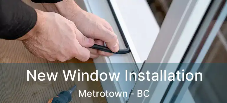  New Window Installation Metrotown - BC
