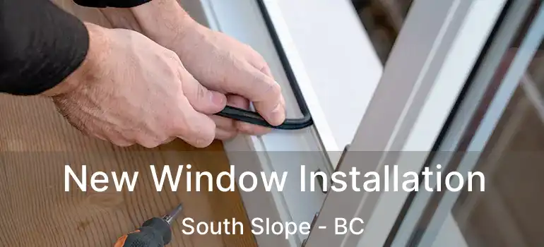  New Window Installation South Slope - BC