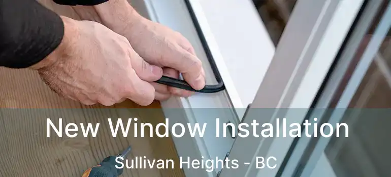  New Window Installation Sullivan Heights - BC