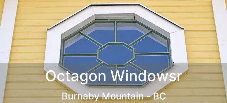  Octagon Windowsr Burnaby Mountain - BC