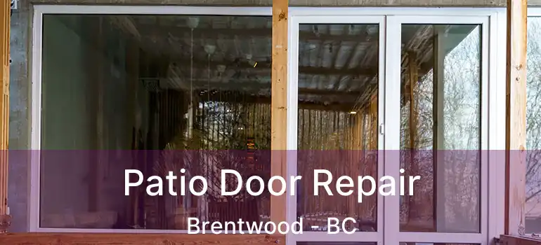  Patio Door Repair Brentwood - BC