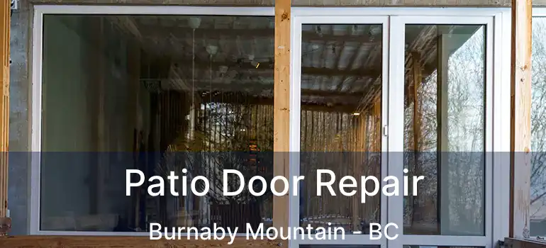  Patio Door Repair Burnaby Mountain - BC