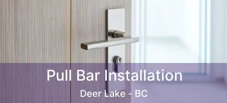  Pull Bar Installation Deer Lake - BC