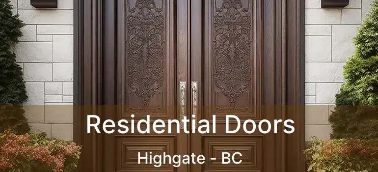  Residential Doors Highgate - BC