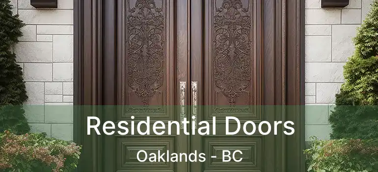  Residential Doors Oaklands - BC