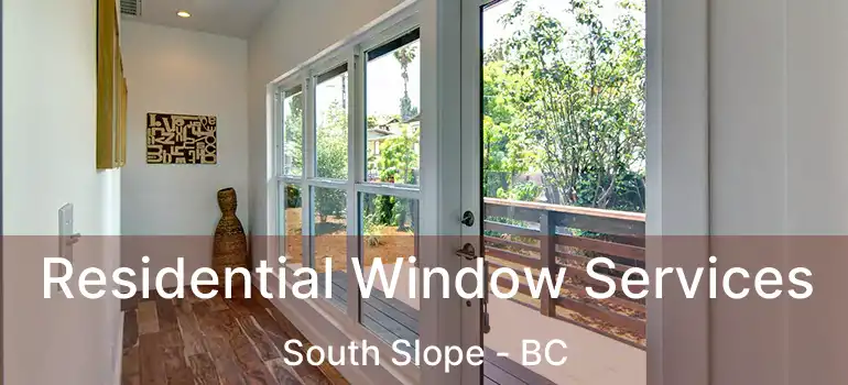  Residential Window Services South Slope - BC