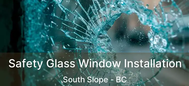  Safety Glass Window Installation South Slope - BC