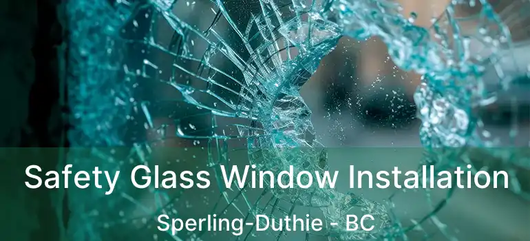  Safety Glass Window Installation Sperling-Duthie - BC
