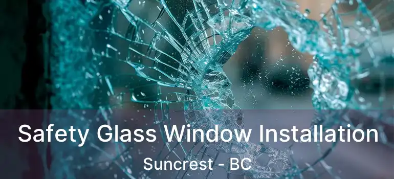  Safety Glass Window Installation Suncrest - BC