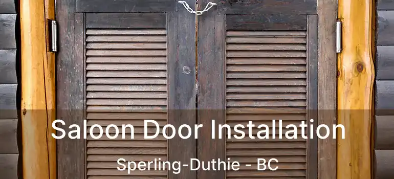  Saloon Door Installation Sperling-Duthie - BC