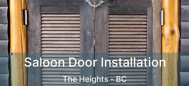  Saloon Door Installation The Heights - BC