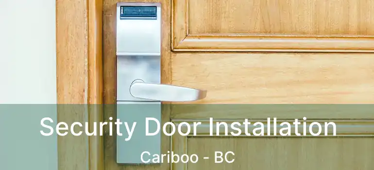  Security Door Installation Cariboo - BC